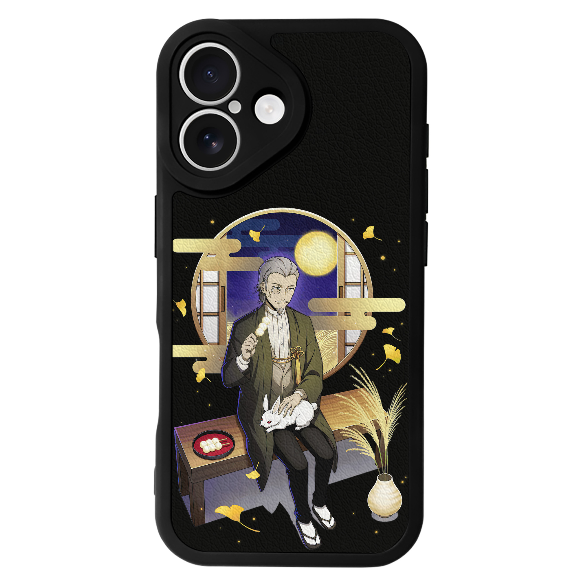 （画像用） 文豪ストレイドッグス Bungo Stray Dogs 【iPhone 16シリーズ対応】シリコンスマホケース（レザー調） 材質：シリコン